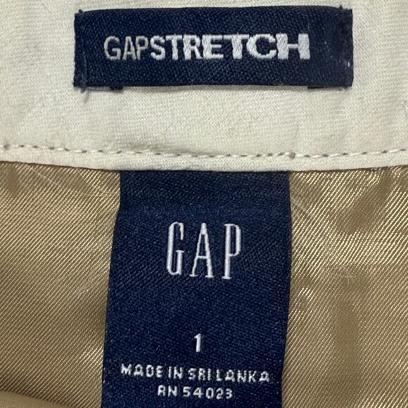 Gap Stretch Wool Blend Tan Midi Skirt Women’s 1 Wool Lined Classic Career - Picture 6 of 6